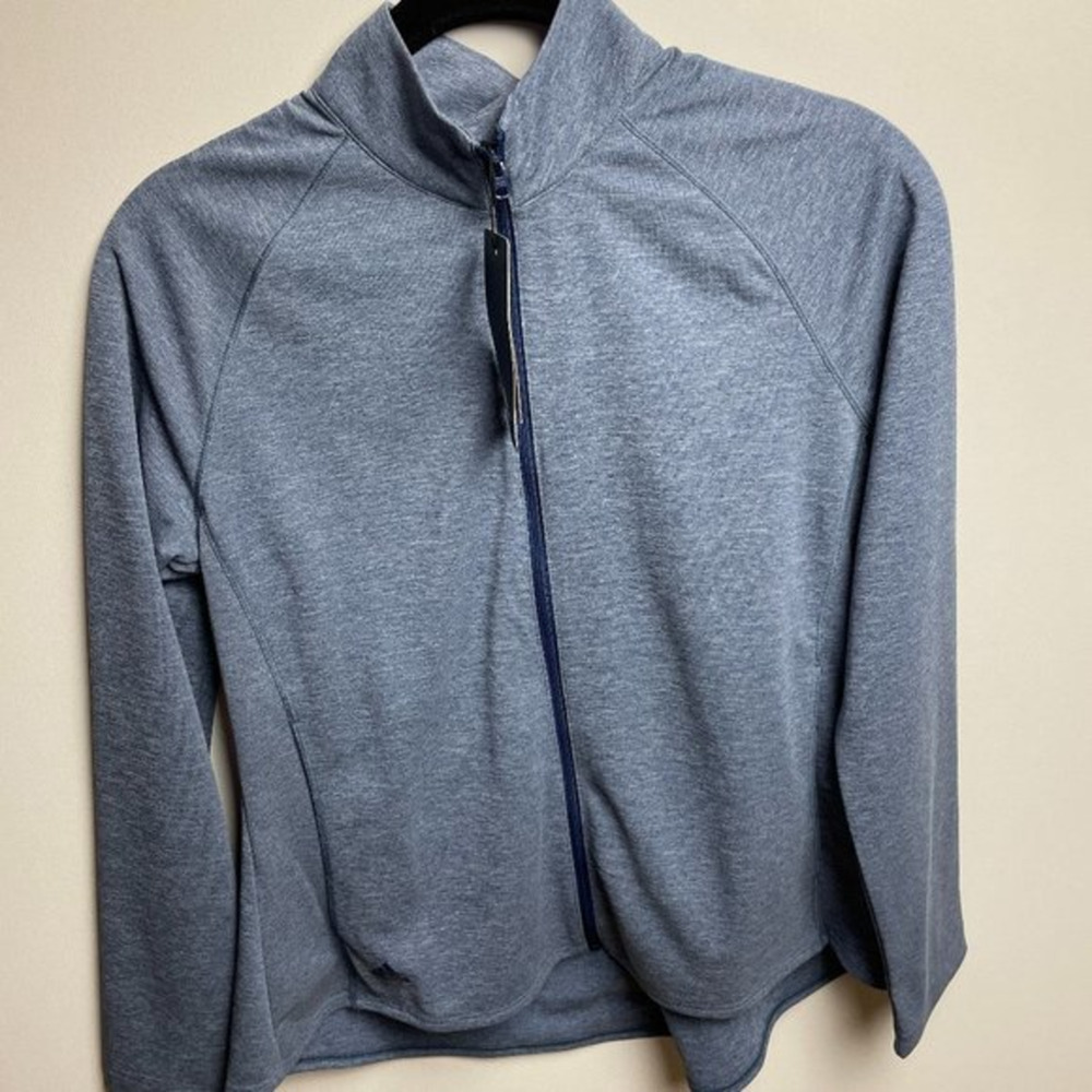 [NWT] Adidas Golf Kids‎ M Zip Up Sweater - Blue